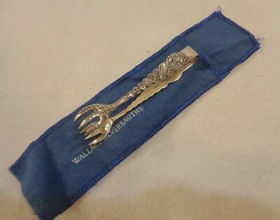 Rogers ROYAL 1890 Renacimiento Renacimiento Estilo Pequeñas Pinzas de Azúcar en Envoltura de Franela Foto 1 de 4