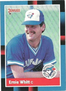 Ernie Whitt Toronto Blue Jays #394 - Donruss casi nuevo-como nuevo 1988 - Imagen 1 de 2