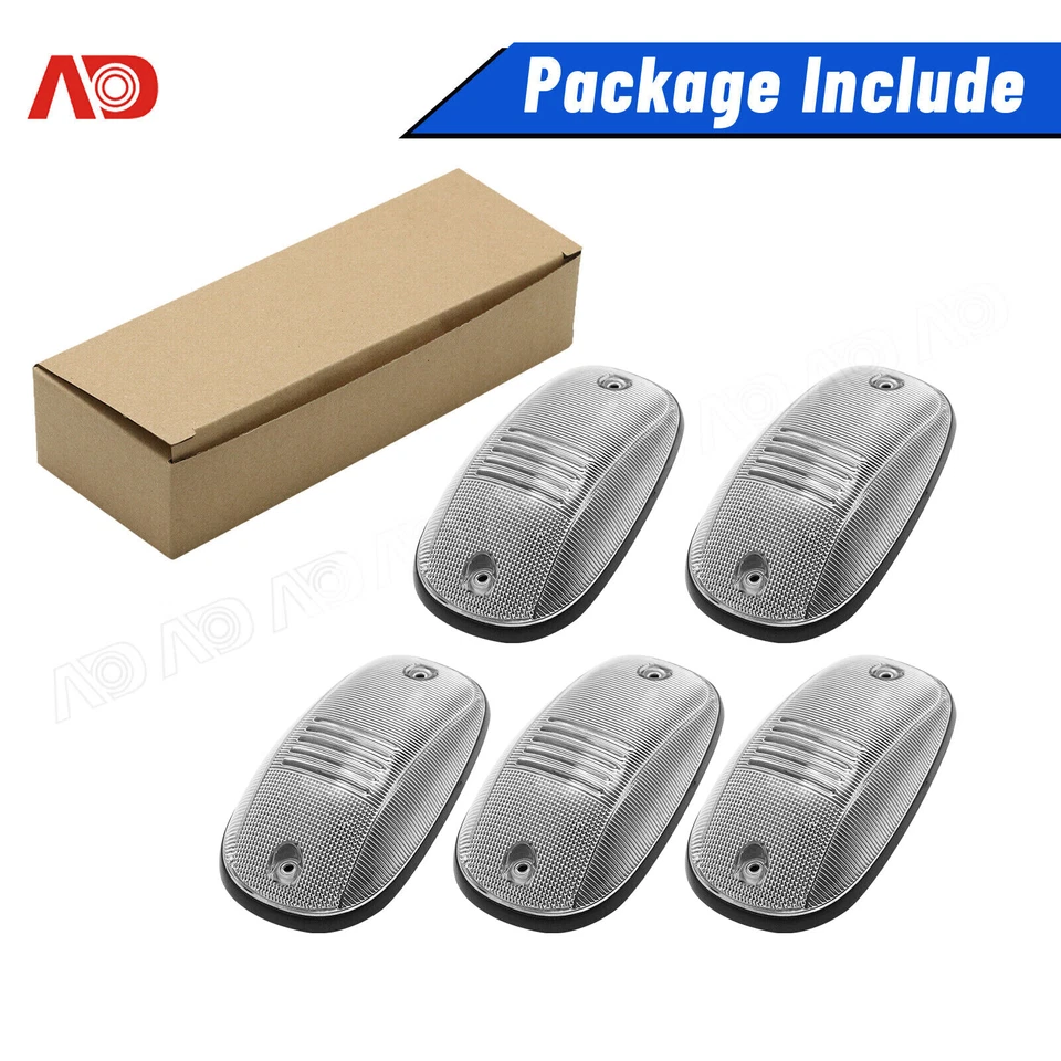 For 03-18 Dodge Ram 1500 2500 3500 Clear Lens Cab Roof Running Lights Lamp OEM  - Image 1 of 4