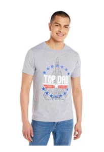3XL 54-56 TOP DAD Short Sleeve T-Shirt Gray #4745 - Picture 1 of 4