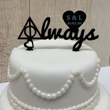 Personalised Always Cake Topper After all this Time Wedding Party Decorations
