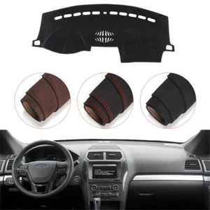 Console Dashboard Suede Mat Protector Sunshield Cover Fit For Ford Explorer 11+ - Foto 1 di 10