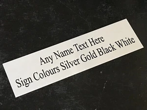 Personalised Metal Door Signs Custom Printed Name Sizes Plaque Gate Office Home - Picture 1 of 15