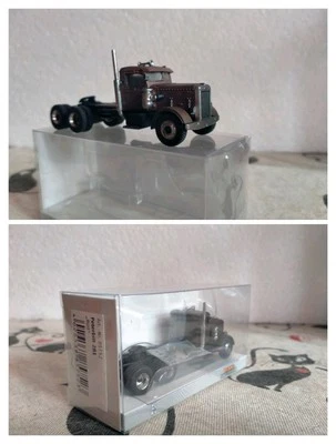 Brekina 1955 PETERBILT 281 1/87 HO  colore Ruggine "Duell"  art.85752 - Immagine 1 di 3