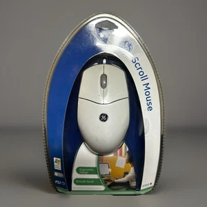 SEALED GE Computer/ PS2 Scroll Mouse Microsoft Windows XP for PCs and PS2  2007 - Picture 1 of 2