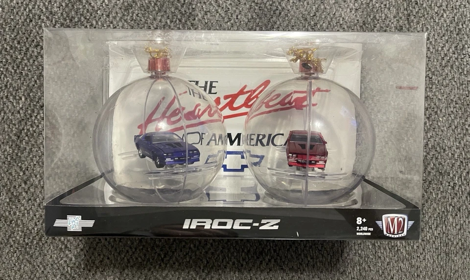 2022 M2 Machines 1985 Chevrolet Camaro IROC-Z X-mas Ornament Walmart Exclusive - Image 1 of 4