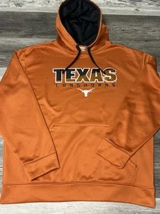 Majestic Section 101 NCAA University Of Texas Longhorns Logo Hoodie Size XL/2XL - Picture 1 of 6