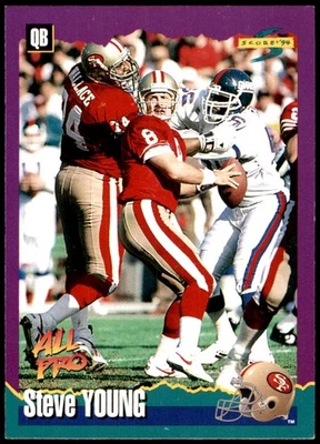 Steve Young 1994 Puntuación #56 49ers NFL LEER ENVÍO GRATUITO AutographDen Foto 1 de 2