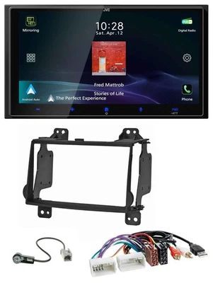 JVC USB Bluetooth 2DIN DAB MP3 Autoradio für Hyundai H1 08-15 Aux-Eing. USB - Bild 1 von 4