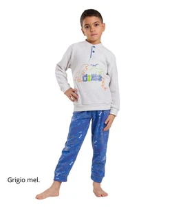 Pigiama da bambino in CALDO cotone lanato Martellina M2011 - Picture 1 of 2