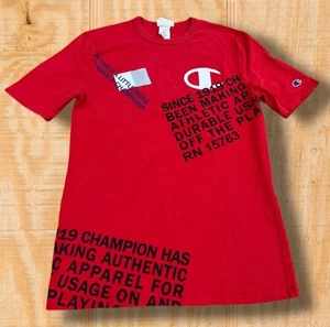 Champion Since 1919 Mens Medium It Takes a Little More Scarlet Red T-Shirt - Picture 1 of 15