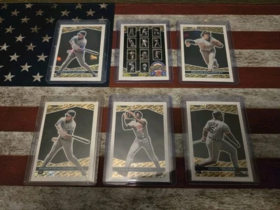 1993 Topps Negro Oro 6 - Lote de tarjetas de béisbol Alomar Fielder Eckersley MLB HOF  Foto 1 de 4