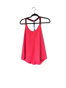 Nike Damen Dri-Fit Loose Fit Performance Racerback Tank Top Rot Gr. L - Bild 1 von 3