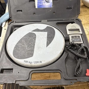 Inficon Wey-TEK 713-500-G1 220 Lbs/100 kg Refrigerant Charging AC Scale w/Case - Picture 1 of 7