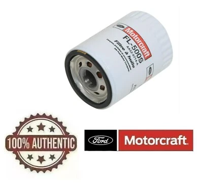 Válvula de silicona de repuesto de filtro de aceite Ford Motorcraft FL-500S para AA5Z-6714-A Foto 1 de 2