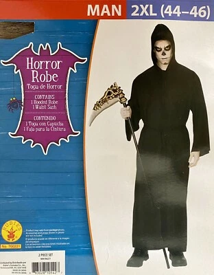 Bata de Terror Halloween Disfraz de Rubí Hombre Talla 2XL (44-46) - Nueva en Paquete Foto 1 de 3