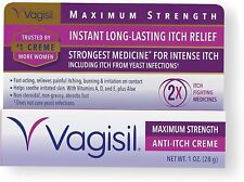 Vagisil Maximum Strength Feminine Anti-Itch Cream with Benzocaine for Women
