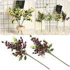 Photography Props Simulation Berry Fruit Artificial Olive Branch Faux Plant