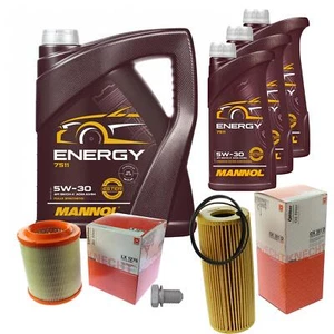 MAHLE Inspektionspaket 8L MANNOL 5W-30 Energy für Audi A8 3.2 FSI quattro 2.8 - Bild 1 von 12