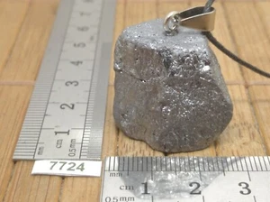 Pendentif HEMATITE brut + cordon reglable - mineraux reiki collier pierre - Picture 1 of 7