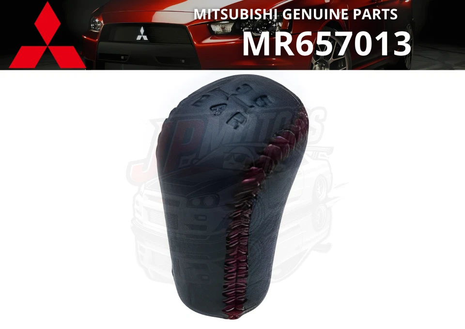 MITSUBISHI Genuino OEM Evolution VI CP9A TOMMI MAKINEN Perilla de Cambio Puntada Roja Foto 1 de 4