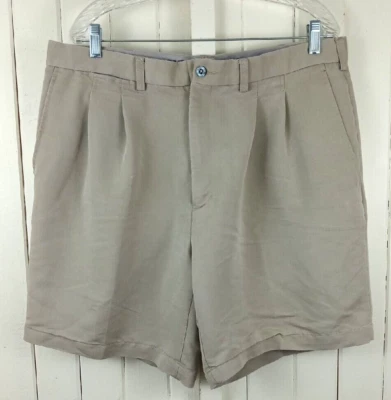 Pantalones Cortos de Golf PING Para Hombre Beige Plisado TALLA 36 Rayón Ligeros Foto 1 de 4