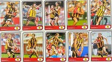 2005 AFL SELECT TRADITION HAWTHORN HAWKS TEAM SET 10 CARDS MINT CONDITION