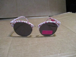 Betsy Johnson Rose Gold Rim Sunglasses - Picture 1 of 9