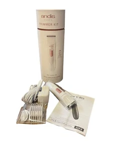 Andis 24630 Women's Personal Electric Trimmer - 6 Piece Kit - White - Picture 1 of 6