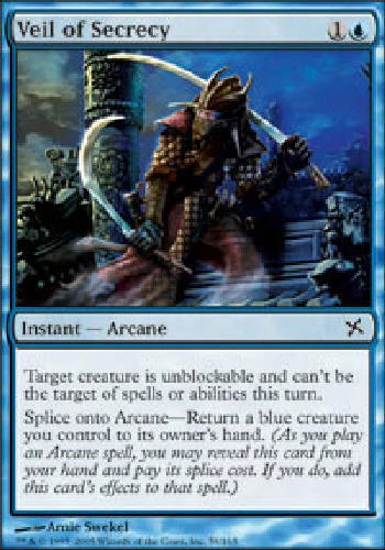 VEIL OF SECRECY X4 4 4X Betrayers of Kamigawa MTG Magic Cards DJMagic - Image 1 of 1