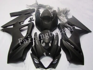 Fit for 2007 2008 GSXR1000 Matte Black ABS Plastic Injection Fairing Kit - Picture 1 of 7