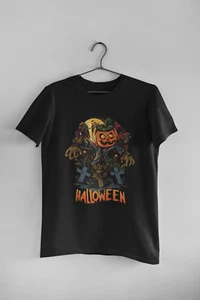 Camiseta Halloween Calabaza Truco Tratar Hocus Pocus Miedo Niño Papá Mamá Niño Niña 1 - Imagen 1 de 4