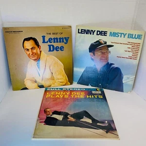 Lenny Dee Plays The Hits Misty Blue The Best Of Lot  3 LP Vinyl Record 59 73 76 - Imagen 1 de 12