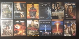 12 Movies on 12 DVD Action Thriller Drama Fantasy Mystery Crime Sci-Fi Lot #17 - Picture 1 of 15