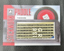 2013-14 In The Game ITG Stickwork Game-Used Paddle Silver /14 José Theodore