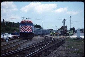 Original Rail Slide - Metra RTA 184+ Blue Island IL 6-26-1992 #507 - Picture 1 of 1