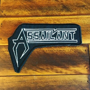 Assailant Tag Patch Iron-On Logo Applique Embroidered Patch - Picture 1 of 2
