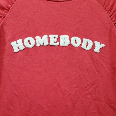 Sudadera Maurices Roja Homebody Cuello Redondo Pullover Manga Larga Talla Xtra Pequeña Foto 1 de 4