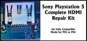 PS5 PlayStation 5 Puerto HDMI A6 Diodo C1 COMPONENTE SUPERIOR DE PLACA REPUESTO x 15 - Imagen 1 de 1