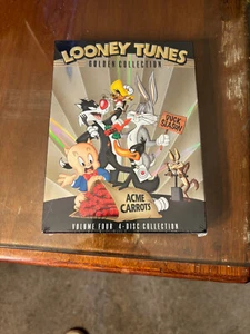 Looney Tunes 4 disc dvd new in shrink Vol 4 Bugs Bunny Warner Bros animation - Foto 1 di 2