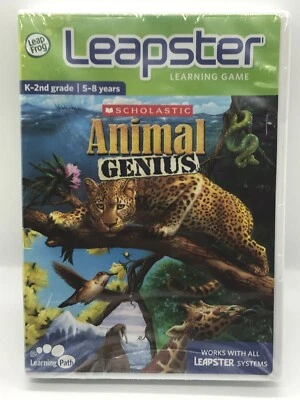LeapFrog Leapster Animal Genius Scholastic Learning K-2nd Grade 5-8 Years - Image 1 of 2