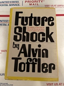Future Shock By Alvin Toffler 1970 HC - Foto 1 di 2