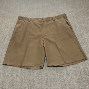 Chaps Shorts Mens 40 Brown Pockets Casual Khaki 9" Inseam Chino - Picture 1 of 15