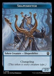 Shapeshifter (2/2) Changeling MTG Token - Modern Horizons 3 MH3 - NM x4 Magic - Picture 1 of 1