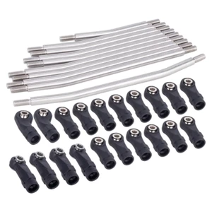 OZRC 313mm Upgraded 10Pcs Stainless Steel Links Rod Set for SCX10 II 90046 - Picture 1 of 2