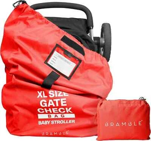 BRAMBLE extra große Gate Check Kinderwagentasche für Flugzeug - rot  - Bild 1 von 2