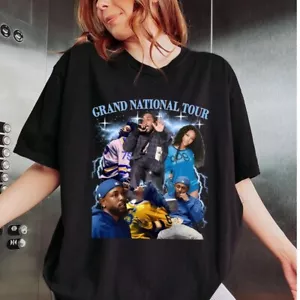 Kendrick Lamar & SZA 2025 Grand National Tour Shirt, Vintage Kendrick Lamar Tee - Picture 1 of 5