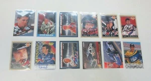 (12) Assorted NASCAR Autographed Trading Cards Ted Musgrave, Randy Lajoie, Herm - Picture 1 of 6