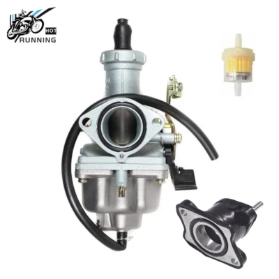 For Honda Twinstar 200 CL200T CM200T CM185T XR200 Carburetor W/ Intake Manifold - Image 1 of 4
