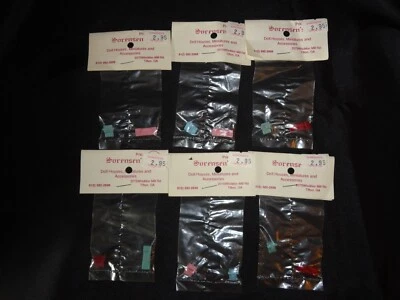 老式批量12件小型娃娃屋玩具车打字机电话6公斤 — 第 1/4 张图片